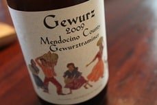 Gewurz by Alexander Valley Vineyards