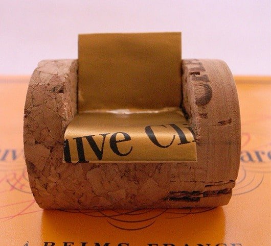 Amazing Champagne Cork Chairs.